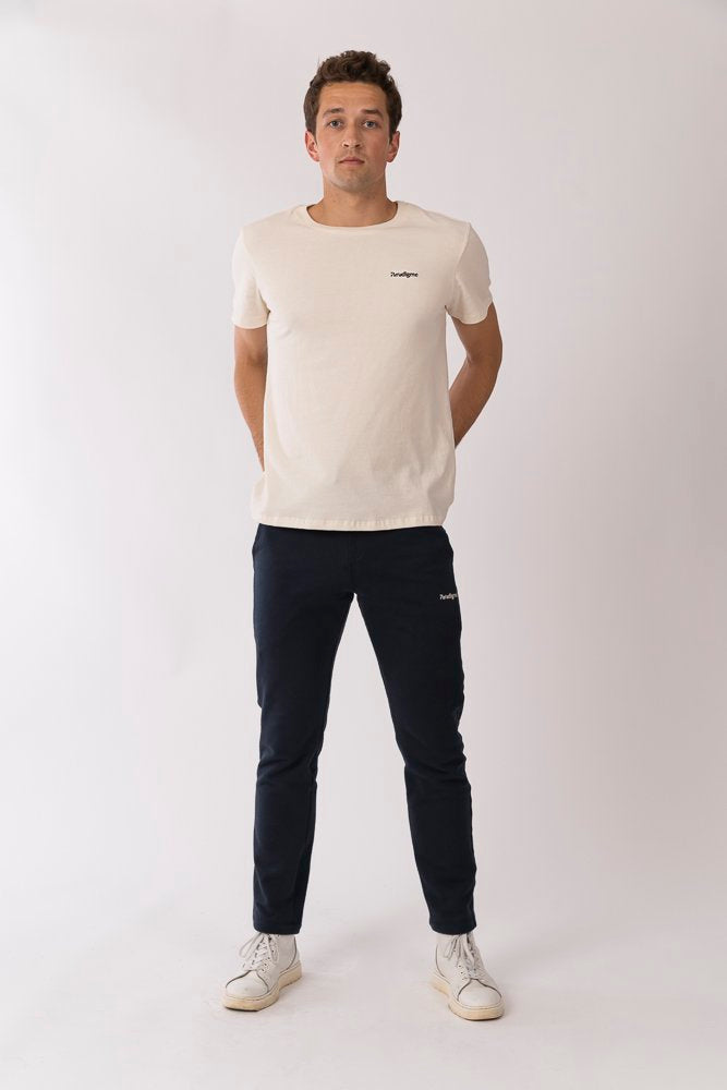 pantalon bleu homme