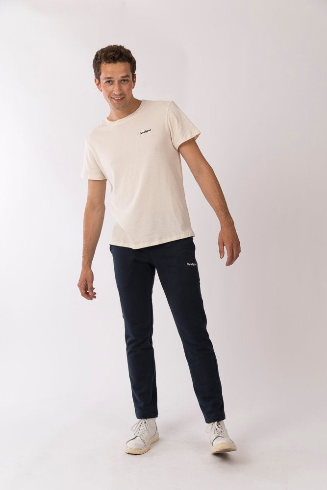 pantalon bleu homme