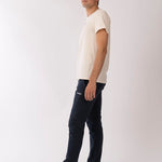 pantalon bleu homme