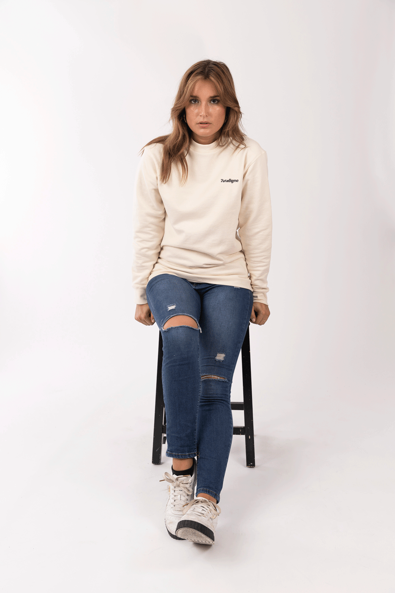 pull col rond femme