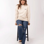 pull col rond femme