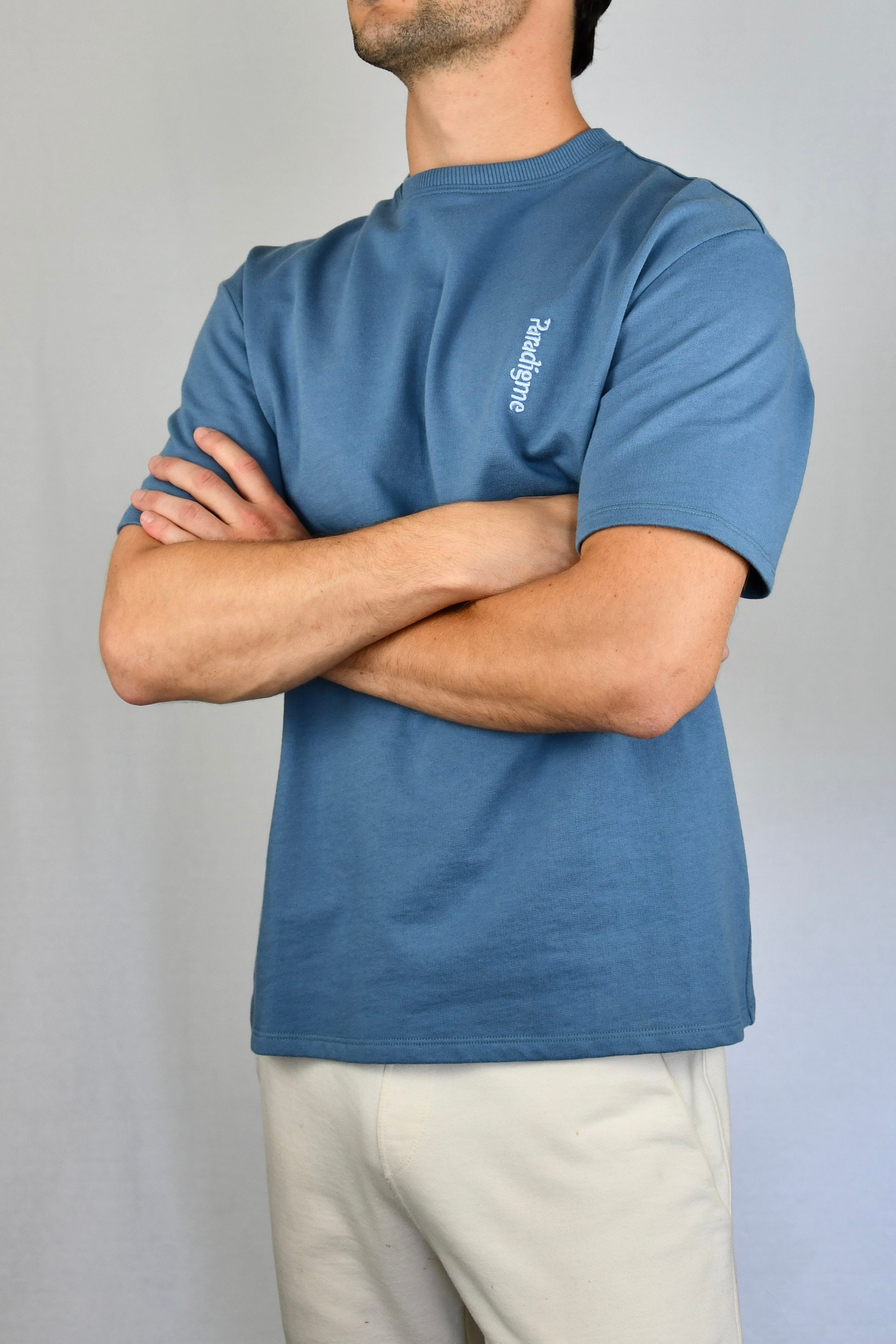 T Shirt Bleu Homme