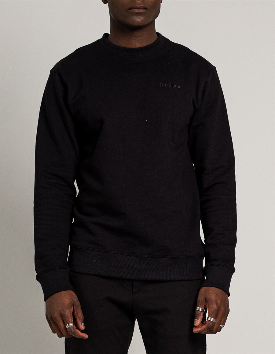 Black Sweatshirt | Crewneck Black - Paradigme