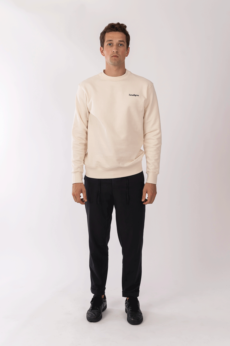 pull col rond homme