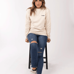pull col rond femme