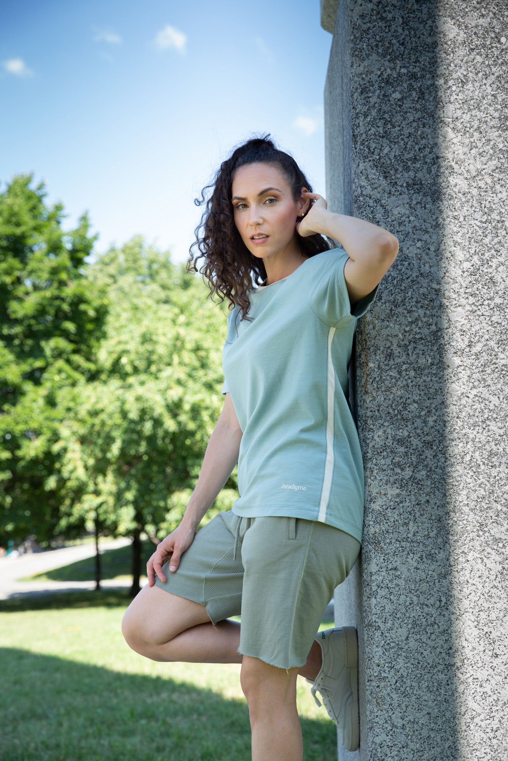 T-shirt Menthe Givrée