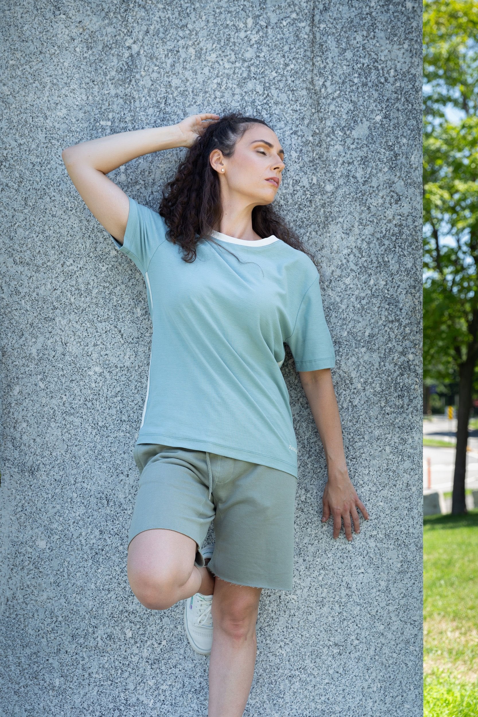 T-shirt Menthe Givrée