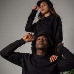 Black Sweatshirt | Crewneck Black - Paradigme