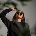 Black Sweatshirt | Crewneck Black - Paradigme