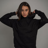 black hoodie
