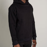 black hoodie
